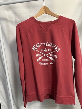 Brooks Brothers Red Fleece Crewneck Sweatshirt Regatta Graphic Size L
